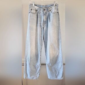 R13 Damon Wide Leg Jeans